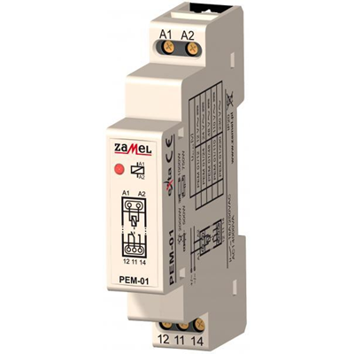 Electromagnetic relay 230V AC/16A TYPE: PEM-01/230