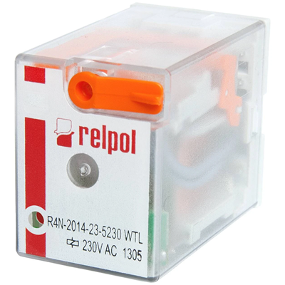 Electromagnetic relay, industrial - miniature, for plug socket R4N-2014-23-5024-WTL