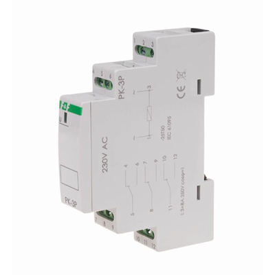 Electromagnetic relay PK-3P 230V