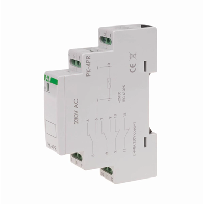 Electromagnetic relay PK-4PR 230V