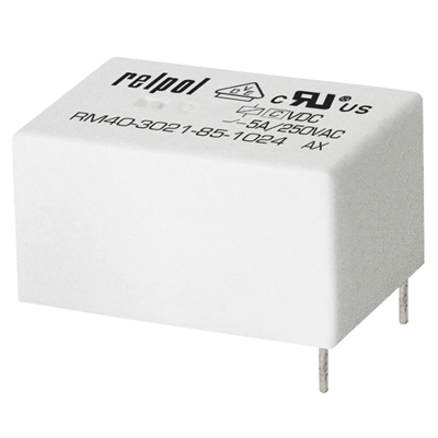 Electromagnetic relay RM40-3021-85-1024, miniature, for printed circuit