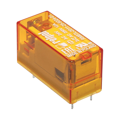 Electromagnetic relay RM85-2011-25-5024-01 miniature with transparent housing for printed circuit and plug-in socket