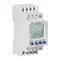 Electronic astronomical and time programmer, 100 programs, 3 menu languages, 2 relay outputs 16A/230V, night break, 2 modules wide, DIN TH-35mm