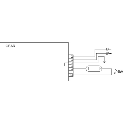 Electronic ballast 150W, 230V