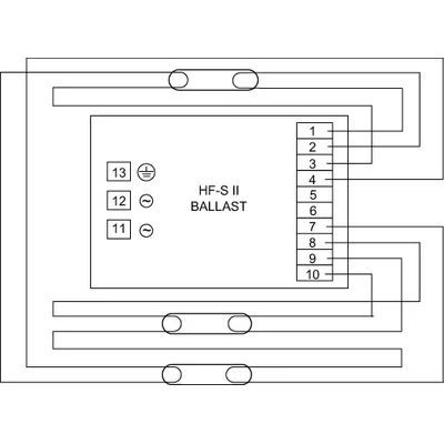 Electronic ballast 18W, 230V