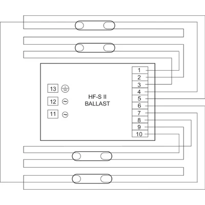 Electronic ballast 18W, 230V