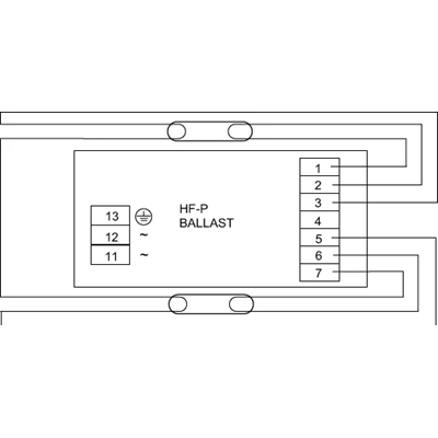 Electronic ballast 230V HF-P 280 TL5/PL-L III