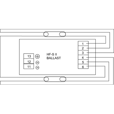 Electronic ballast 36W, 230V