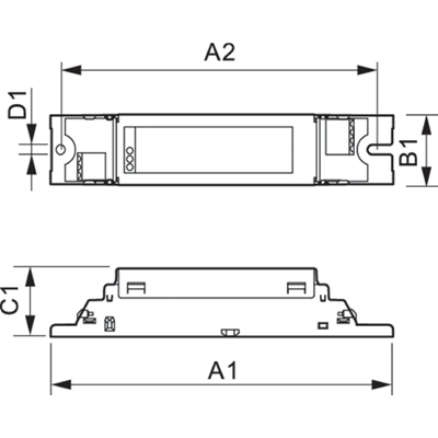 Electronic ballast 58W, 230V