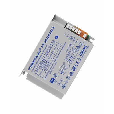 Electronic ballast for discharge lamps.