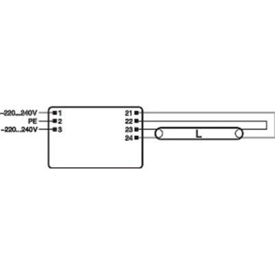 Electronic ballast QT-FIT8 1x58-70