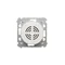 Electronic doorbell (module) 230V white