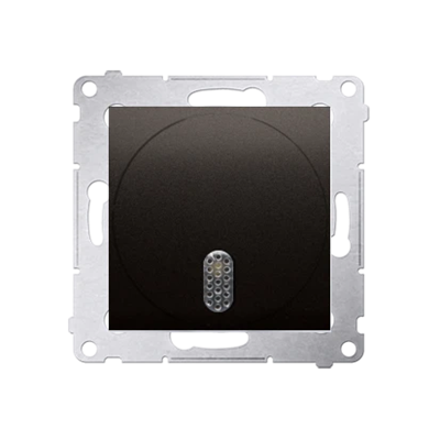 Electronic doorbell (module) 8-12 V, matt bronze (metallic)