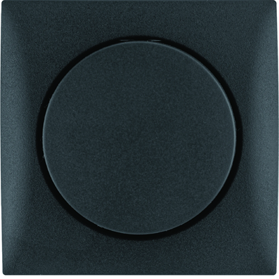 Electronic rotary potentiometer 1-10 V with adjustment knob anthracite, matt Integro Flow