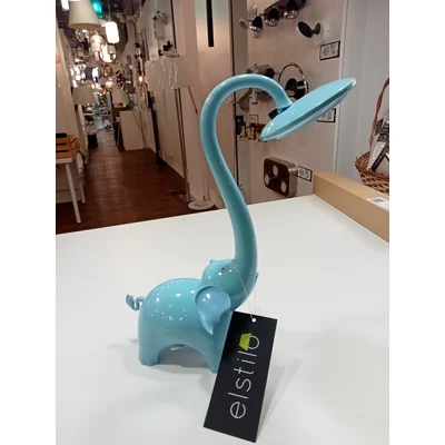 Elefantenblaue Schreibtischlampe