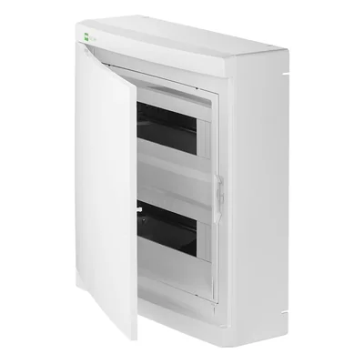 ELEGANT distribution board 2x12 PE+N surface-mounted new version IP 40 - white