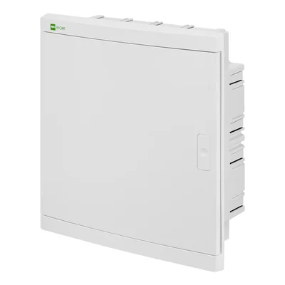 Elegante 2x12 Multimedia-Unterputz-Verteilerbox IP 40 - weiß