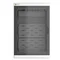 Elegante 3x12 Multimedia-Aufputzverteilerplatte IP 40 - Rauchglas