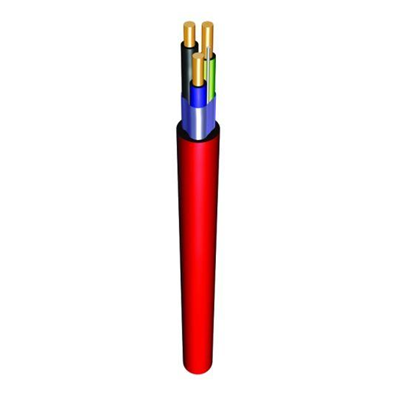 Elektroenergetyczny przewód ognioodporny HDGs FE180 PH90/E30-E90 300/500 V 2x1,5mm2 czerwony