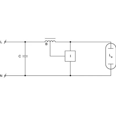 Elektromagnetický předřadník 70W, 230V