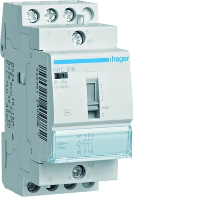 Elektromagnetisches Installationsrelais 230VAC 3NO 16A