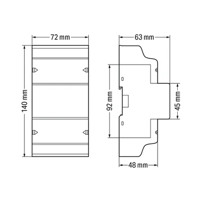 Elektroměr; přímé připojení 65A 879-3020