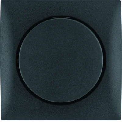 Elektronický otočný potenciometr 1-10 V s nastavovacím knoflíkem antracit, matný Integro Flow