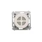 Elektronische Türklingel (Modul) 8-12 V Anthrazit (Metallic)