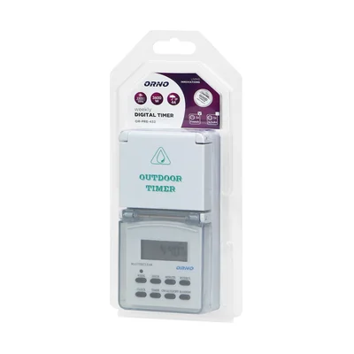Elektronischer Timer, 8 Programme, IP44