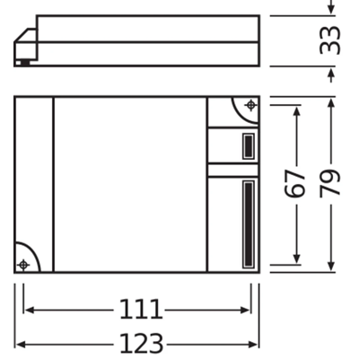 Elektronisches Vorschaltgerät 18W, 26W, 32W, 42W