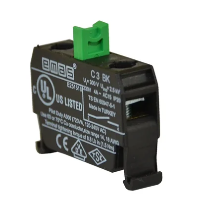 Élément de commutation EMAS 1NO pour boutons B dans les cassettes