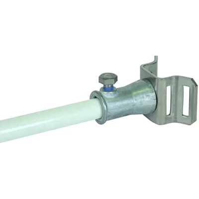 Élément de fixation pour collier de serrage de 25 mm de large avec douille de 16 mm de diamètre AS SPB25 BB16 V2A