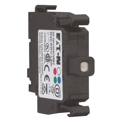 Elément lumineux fonctionnel, SWD, LED, rouge, fixation plaque frontale