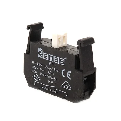 Elemento de conmutación EMAS 1NO para armarios de control fotovoltaico.