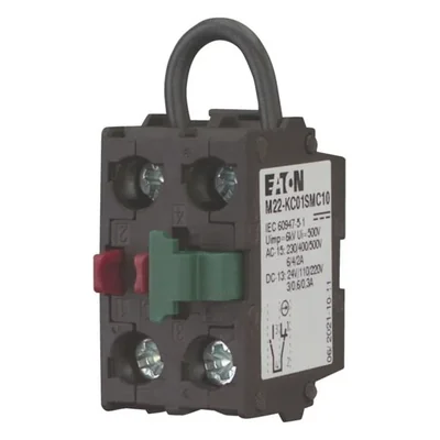 Elemento di contatto con automonitoraggio 1Z 1R montaggio a parete posteriore M22-KC01SMC10