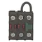 Elemento di contatto con automonitoraggio 1Z 2R montato sulla parete posteriore M22-KC02SMC10