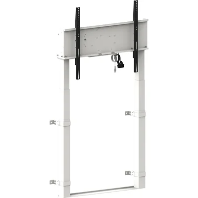 Elevador de pared eléctrico de un solo poste para monitores de hasta 98"