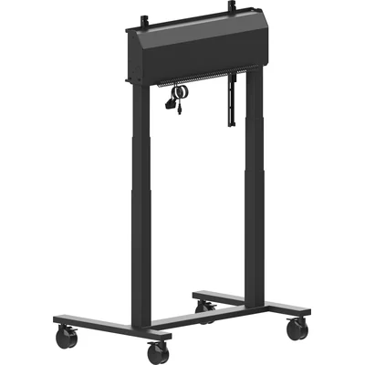 Elevador eléctrico de dos columnas con ruedas iiyama para monitores de hasta 98" MD-CAR2031-B1