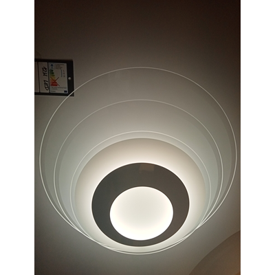 Elipse White display wall lamp