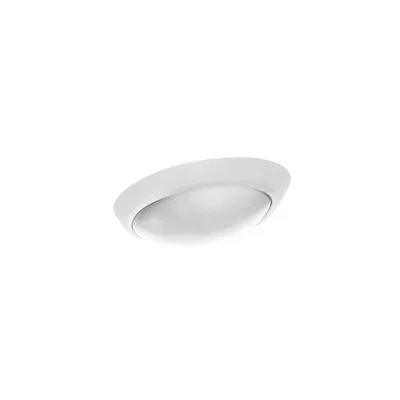 Eliptic 100W luminaire with white matt cover