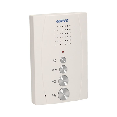 ELUVIO INTERCOM Single-family intercom set with intercom, handsfree, white