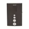 ELUVIO Interfono unifamiliar, microteléfono libre, negro