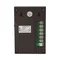 ELUVIO Interfono unifamiliar, microteléfono libre, negro