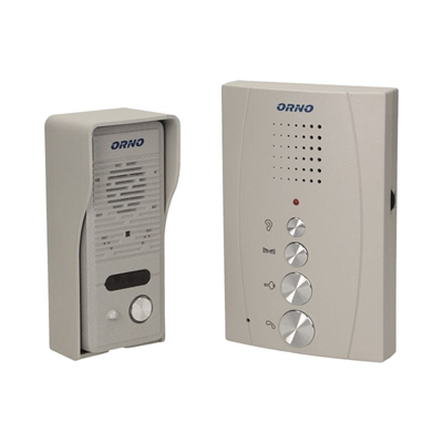 ELUVIO Interphone unifamilial, mains libres, gris