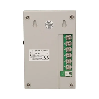 ELUVIO Interphone unifamilial, mains libres, gris