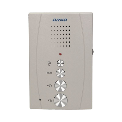 ELUVIO Single-family intercom set, handsfree, grey