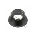 ELVA Deckenspot, IP54, rund, Ø85x45mm, schwarz