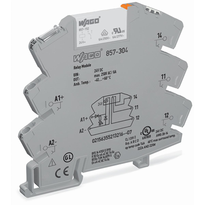 Embase JUMPFLEX avec relais 24V DC 1p