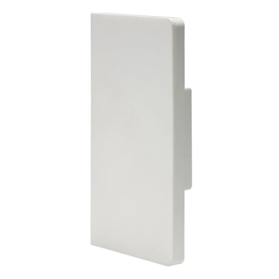 Embout E 130x60 Z, blanc 2 pcs.