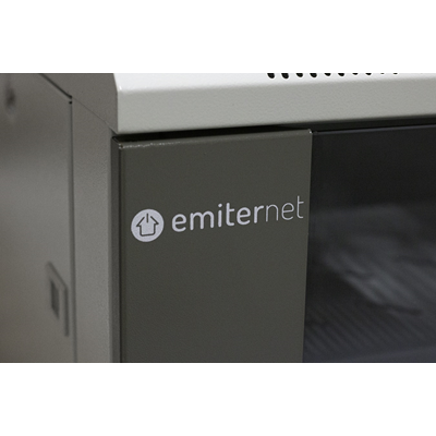 EmiterNet hanging cabinet 19" 18U depth 550mm, divided